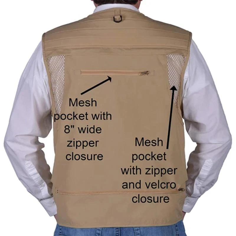 Outdoor Lightweight Mesh Fabric Vest - Image 4