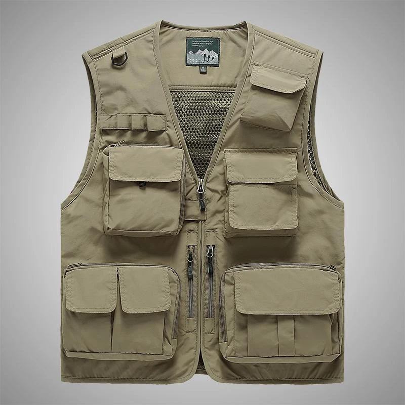 Outdoor Lightweight Mesh Fabric Vest - Image 7