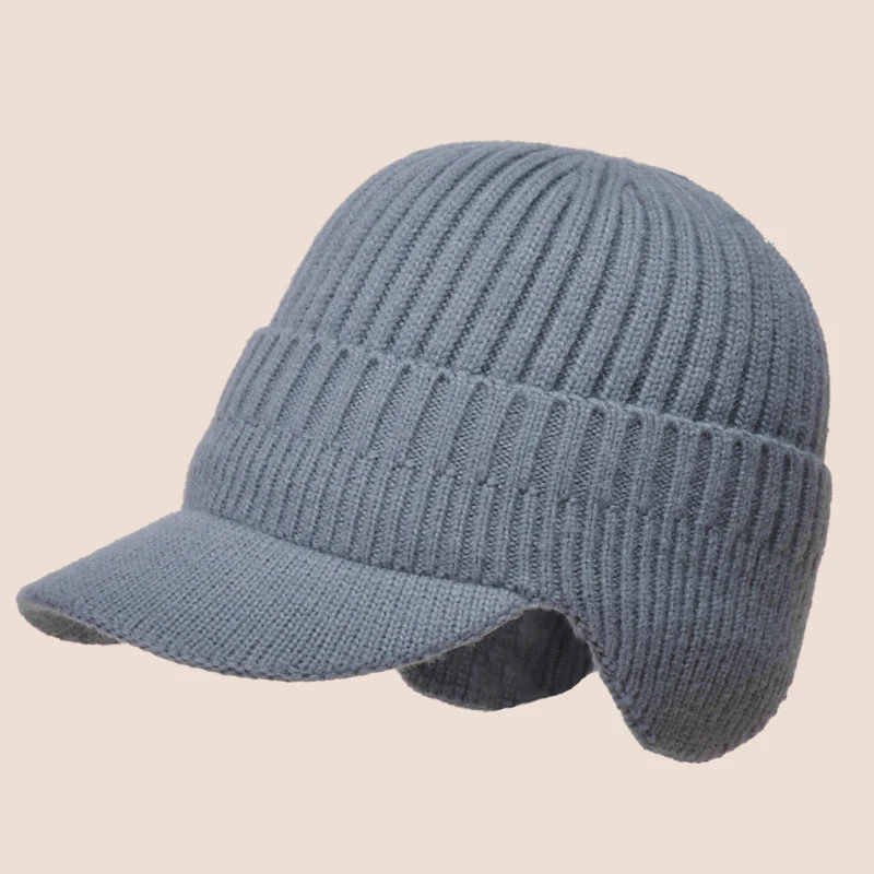 Outdoor Riding Elastic Warm Ear Protection Knitted Hat - Image 12