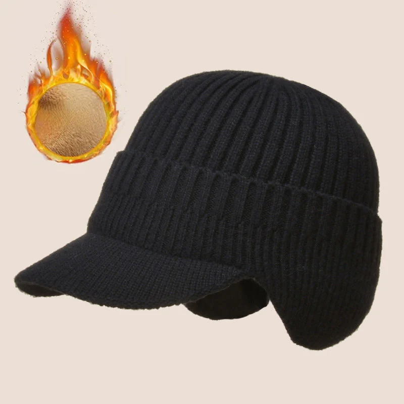 Outdoor Riding Elastic Warm Ear Protection Knitted Hat - Image 13