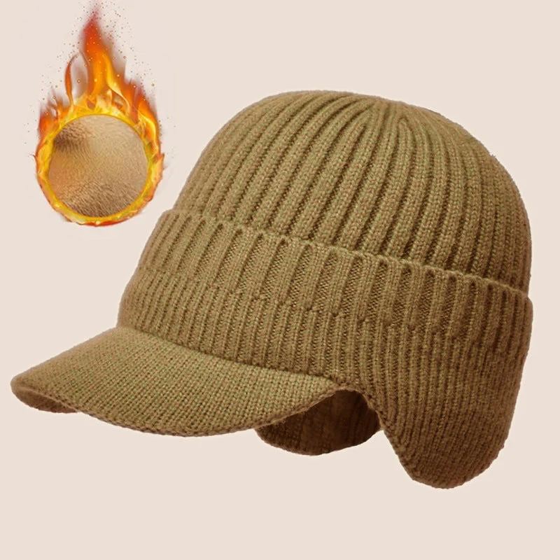 Outdoor Riding Elastic Warm Ear Protection Knitted Hat - Image 15
