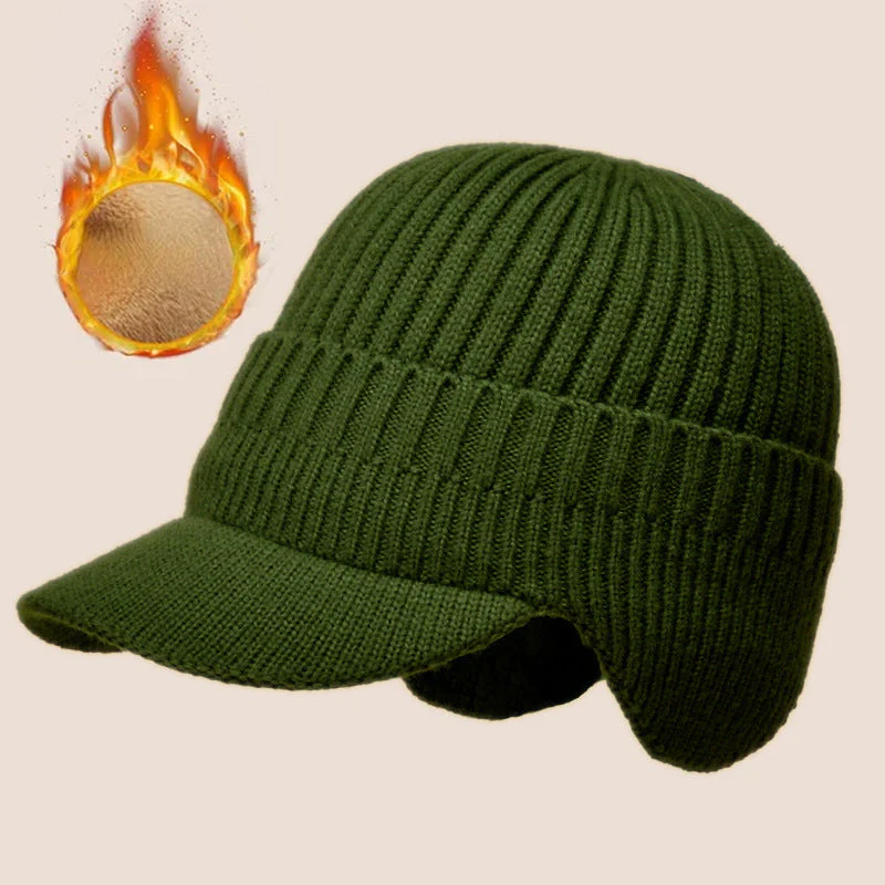 Outdoor Riding Elastic Warm Ear Protection Knitted Hat - Image 16