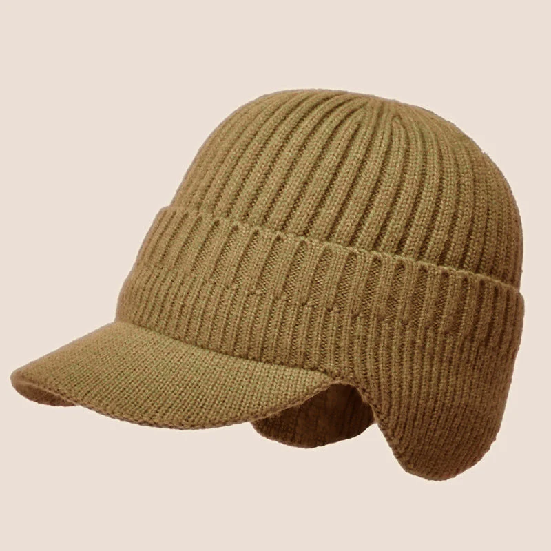 Outdoor Riding Elastic Warm Ear Protection Knitted Hat - Image 17