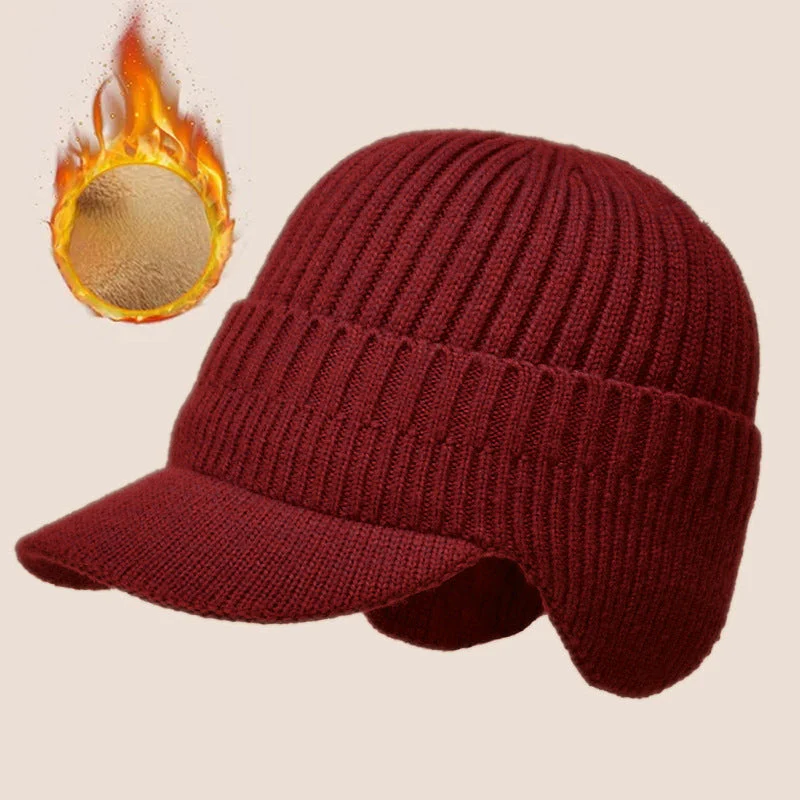 Outdoor Riding Elastic Warm Ear Protection Knitted Hat - Image 18