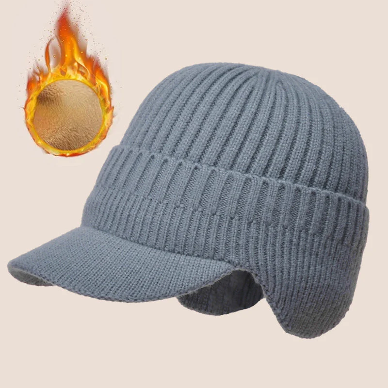 Outdoor Riding Elastic Warm Ear Protection Knitted Hat - Image 19
