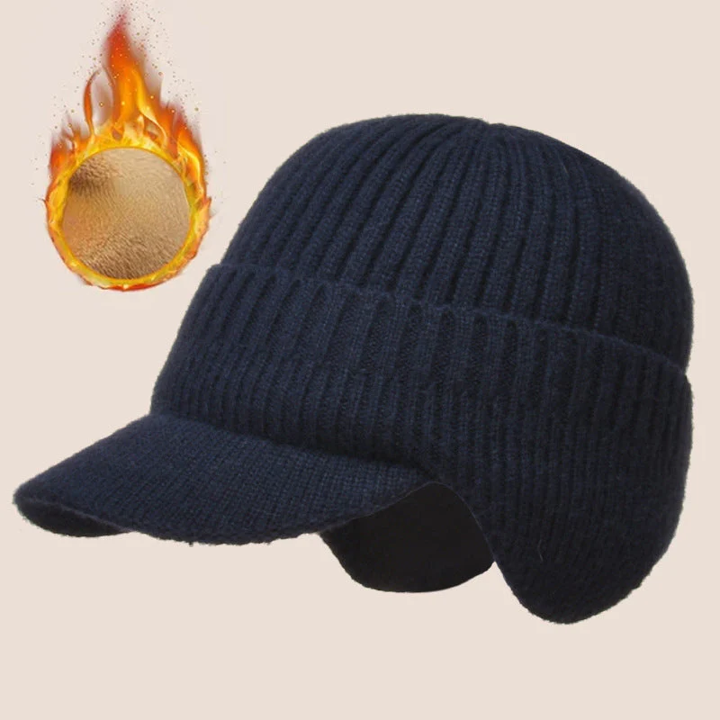 Outdoor Riding Elastic Warm Ear Protection Knitted Hat - Image 20