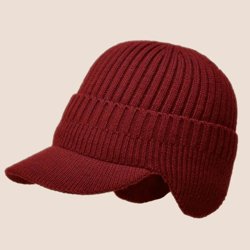 Outdoor Riding Elastic Warm Ear Protection Knitted Hat - Image 23