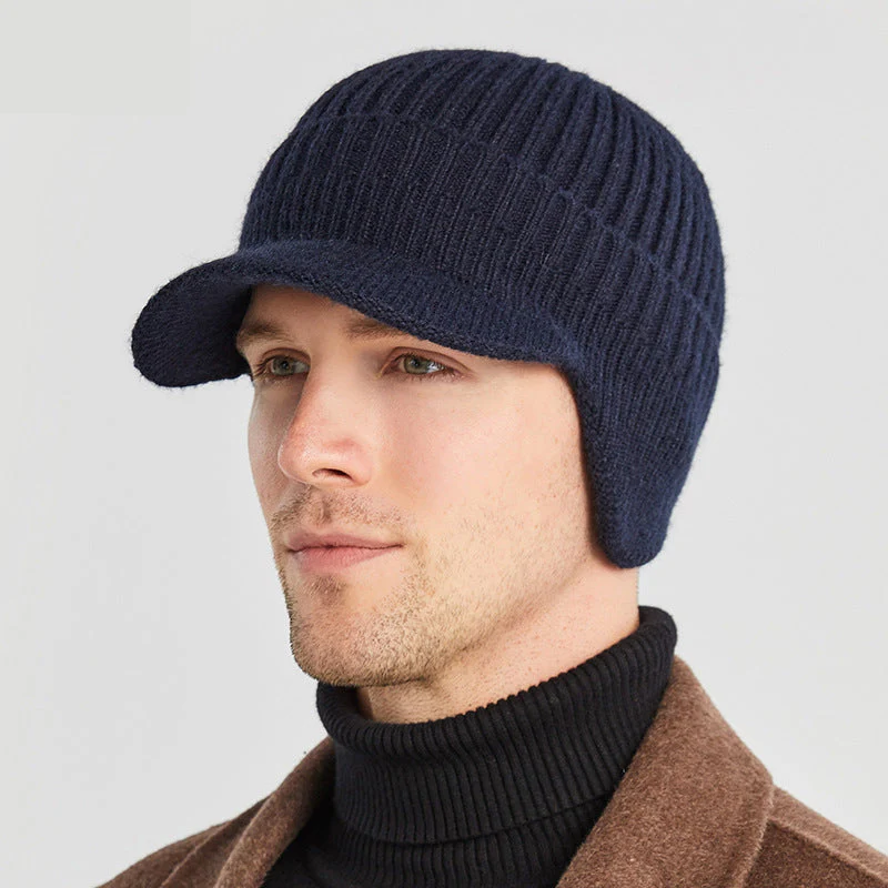Outdoor Riding Elastic Warm Ear Protection Knitted Hat - Image 3