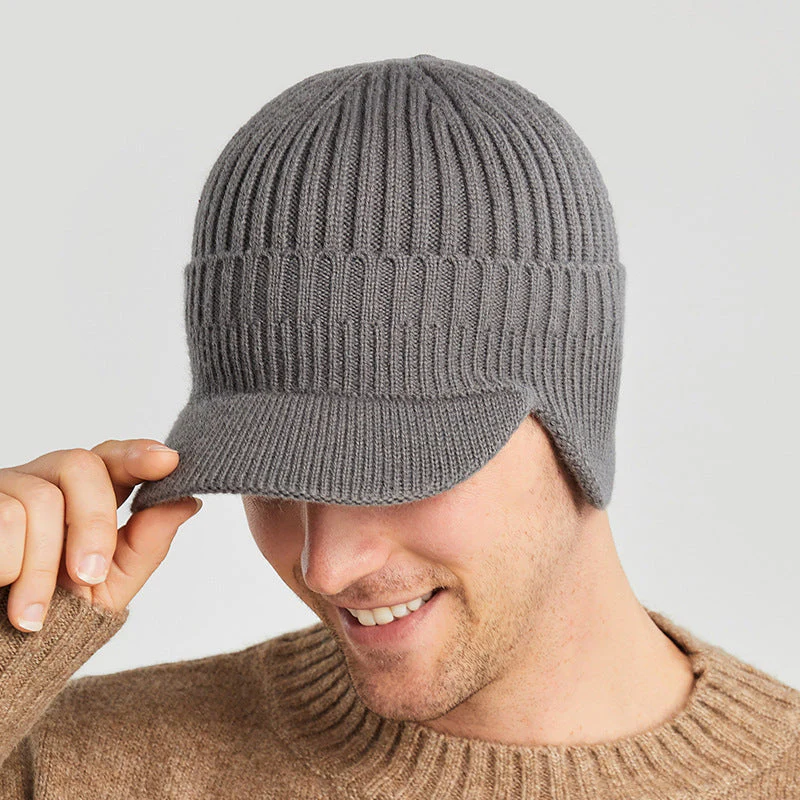 Outdoor Riding Elastic Warm Ear Protection Knitted Hat - Image 4