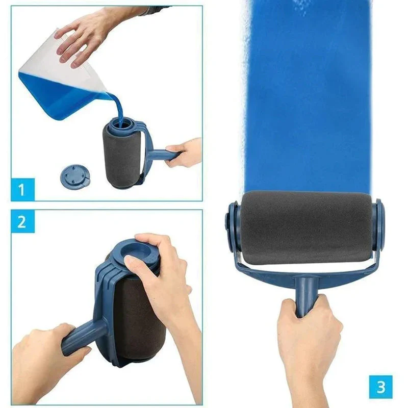 Paint Roller Brush Painting Handle Tool - Image 7