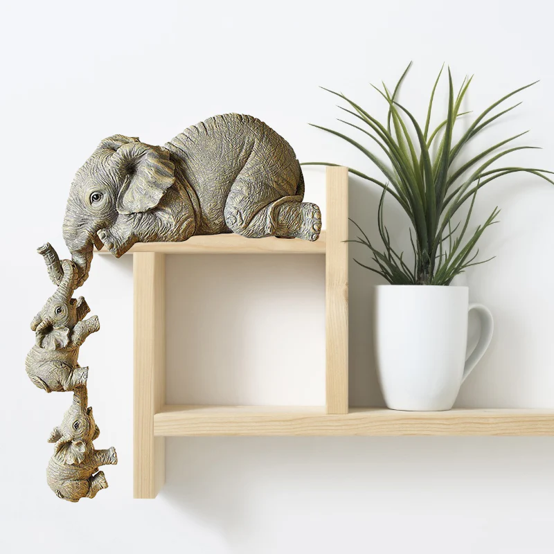Parent-child Elephant Decoration - Image 2