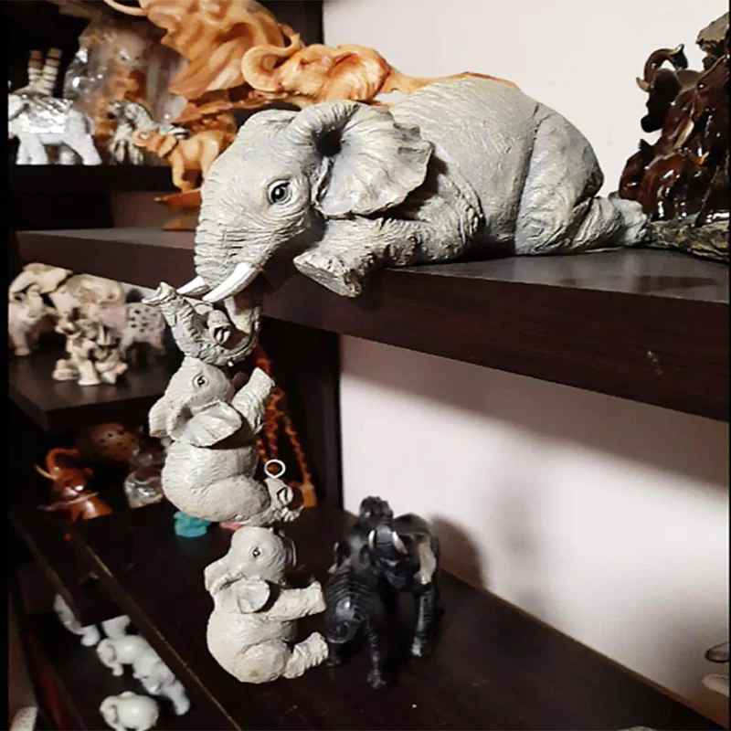 Parent-child Elephant Decoration - Image 3