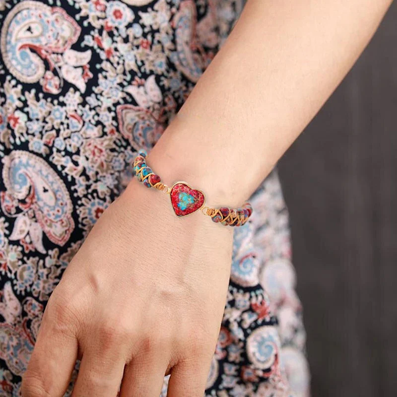 Passionate Heart Jasper Bracelet - Image 7