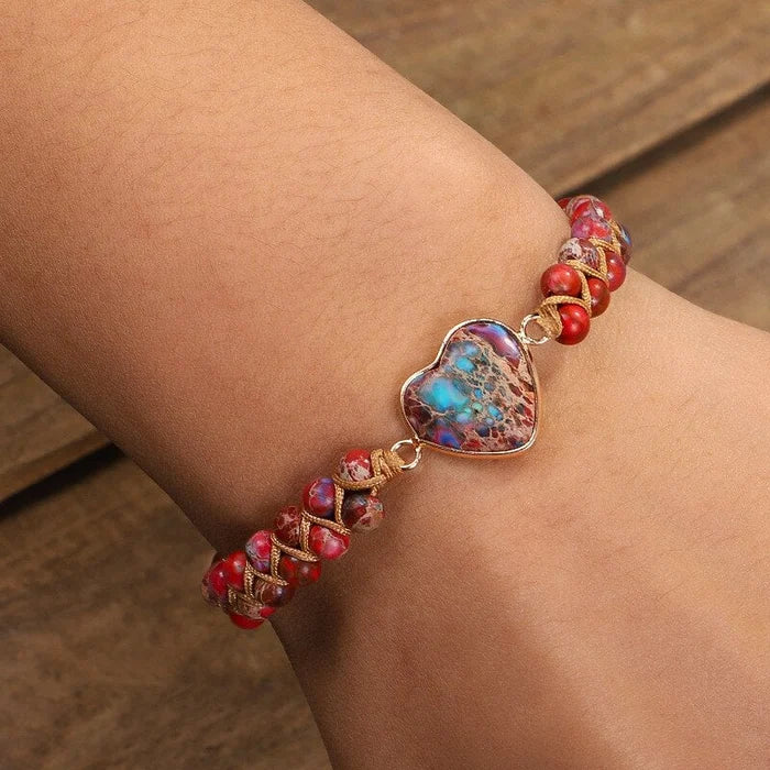Passionate Heart Jasper Bracelet - Image 8