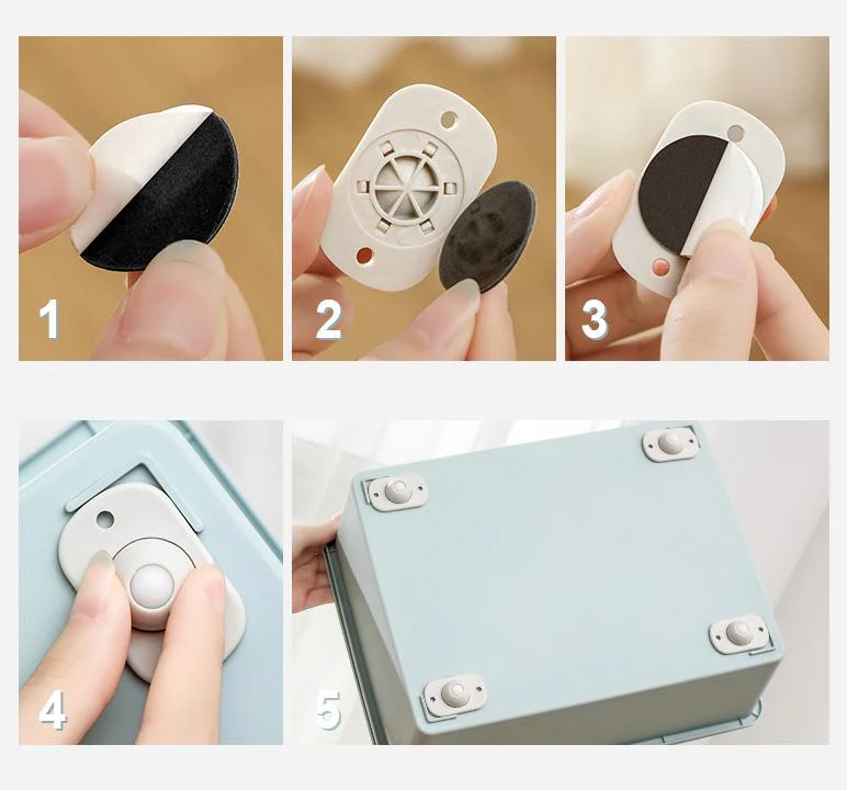 Paste Type Pulley Universal Wheel (4 PCs) - Image 4