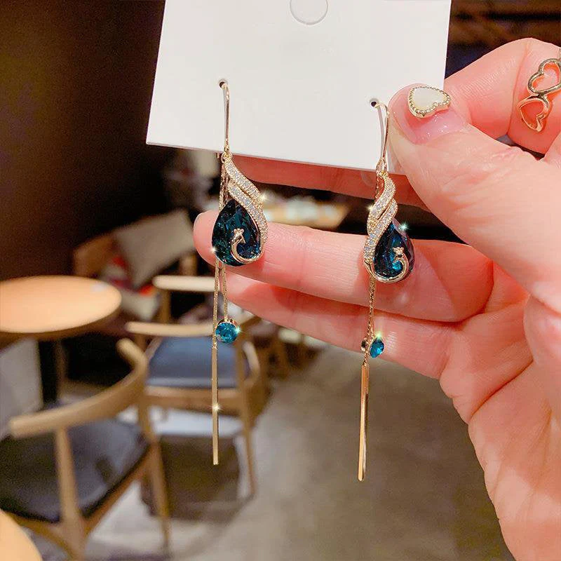 Peacock Earrings - Image 6