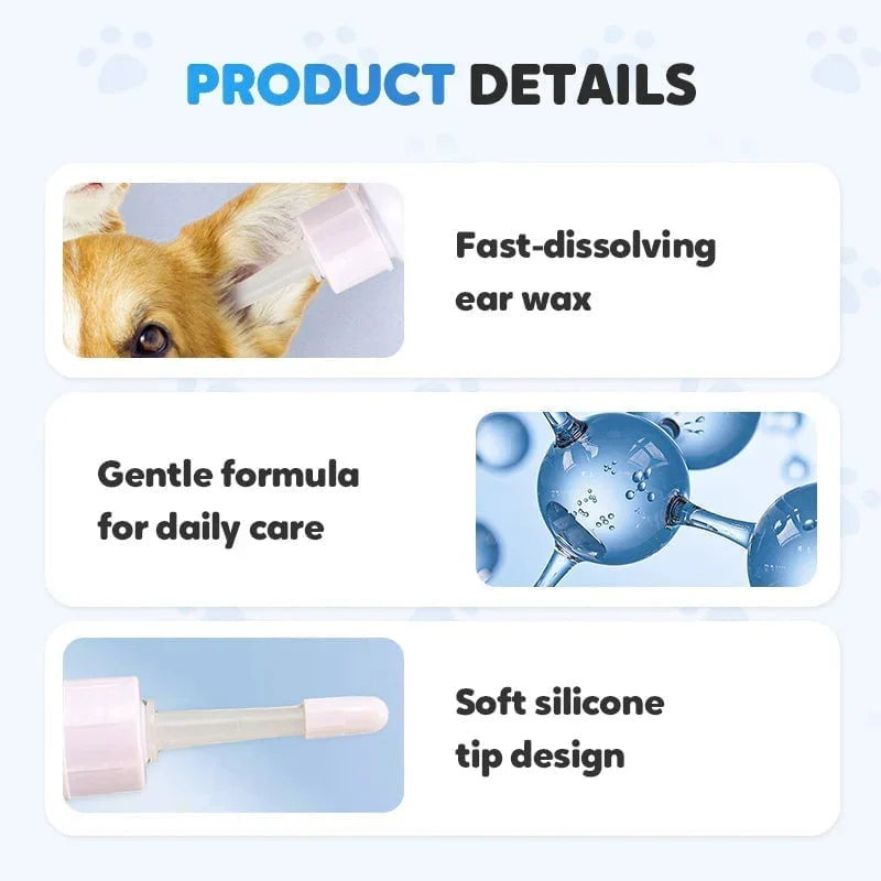 Pet Ear Cleaning Liquid (For Cats & Dogs) - Image 2