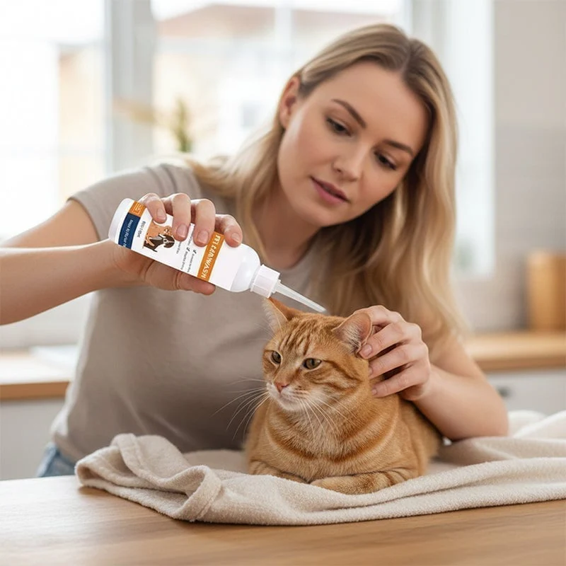 Pet Ear Cleaning Liquid (For Cats & Dogs) - Image 8
