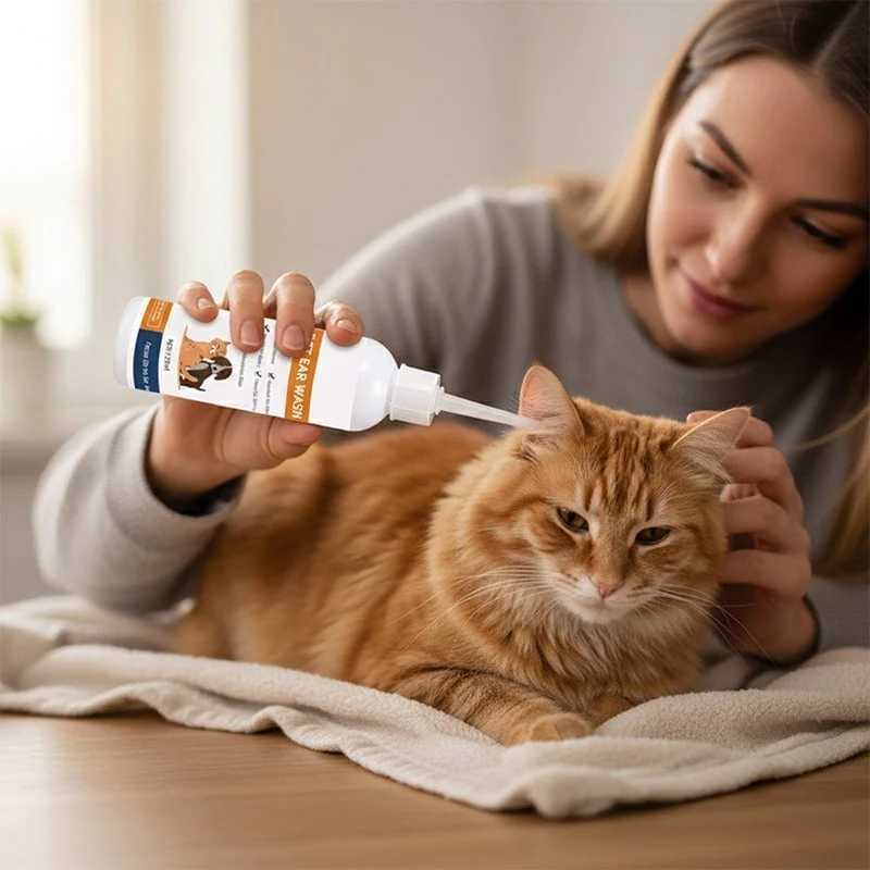 Pet Ear Cleaning Liquid (For Cats & Dogs) - Image 9