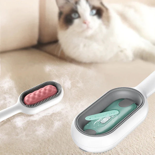 Pet Hair Removal Comb with Water Tank - Image 2