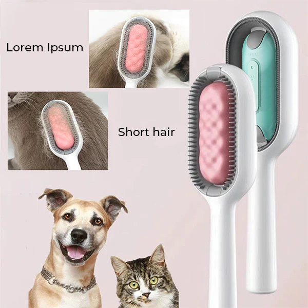 Pet Hair Removal Comb with Water Tank - Image 5