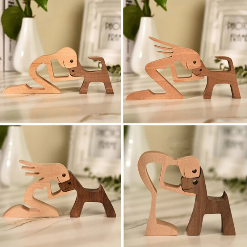 Pet Lover - Wood Sculpture Table Ornaments - Image 3