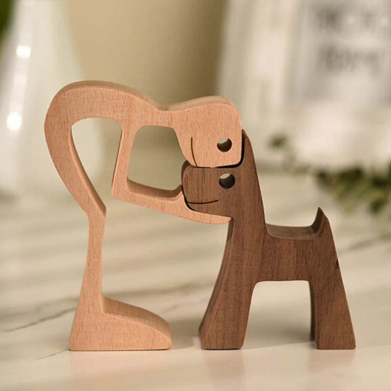 Pet Lover - Wood Sculpture Table Ornaments - Image 4