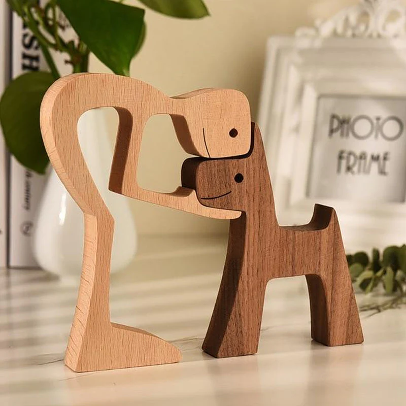 Pet Lover - Wood Sculpture Table Ornaments - Image 5