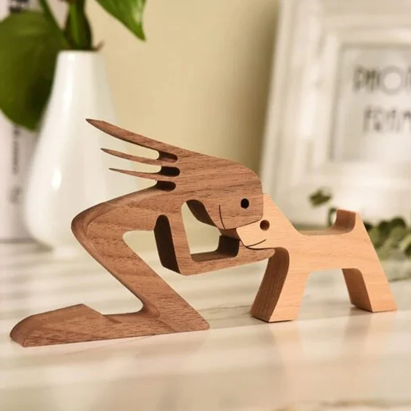 Pet Lover - Wood Sculpture Table Ornaments - Image 6