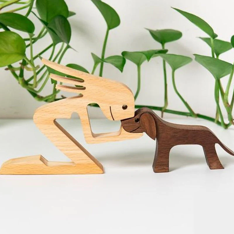 Pet Lover - Wood Sculpture Table Ornaments - Image 8