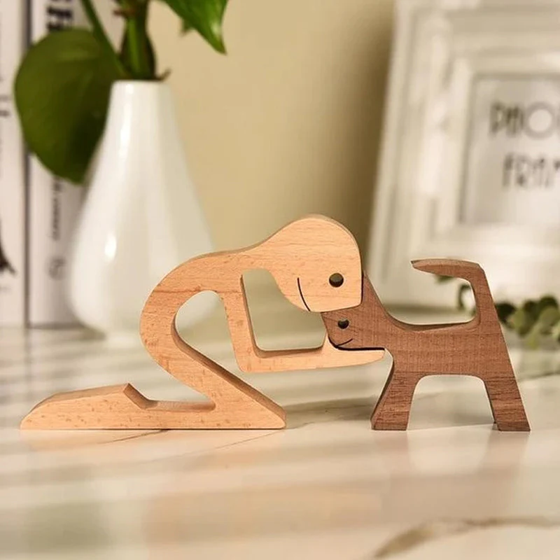 Pet Lover - Wood Sculpture Table Ornaments - Image 9