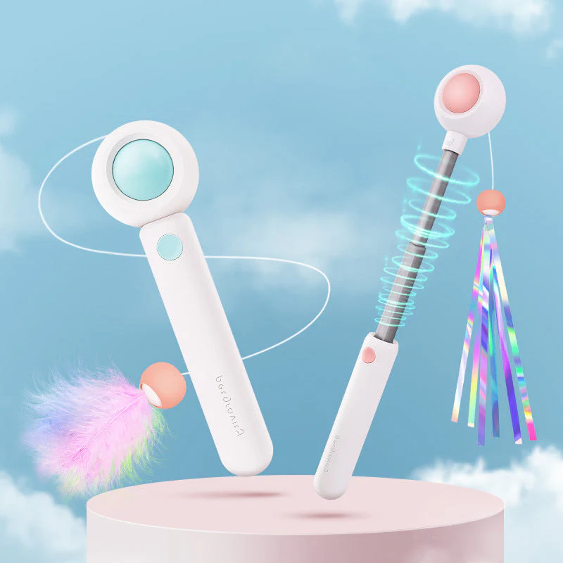 Pet Telescopic Laser Teasing Stick - Image 10