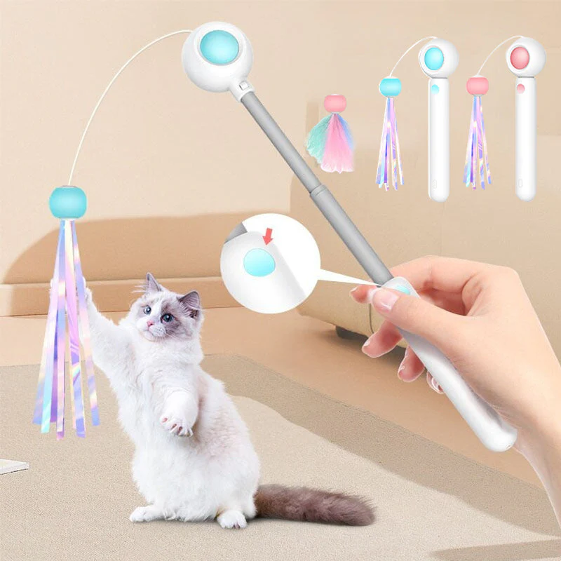 Pet Telescopic Laser Teasing Stick - Image 15
