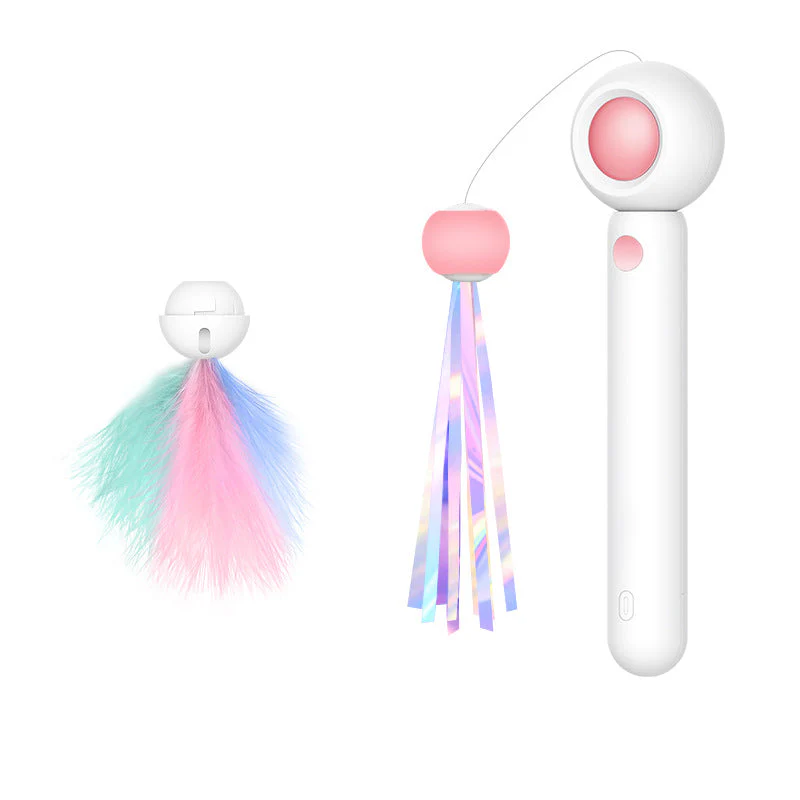 Pet Telescopic Laser Teasing Stick - Image 18
