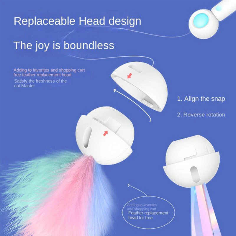Pet Telescopic Laser Teasing Stick - Image 6