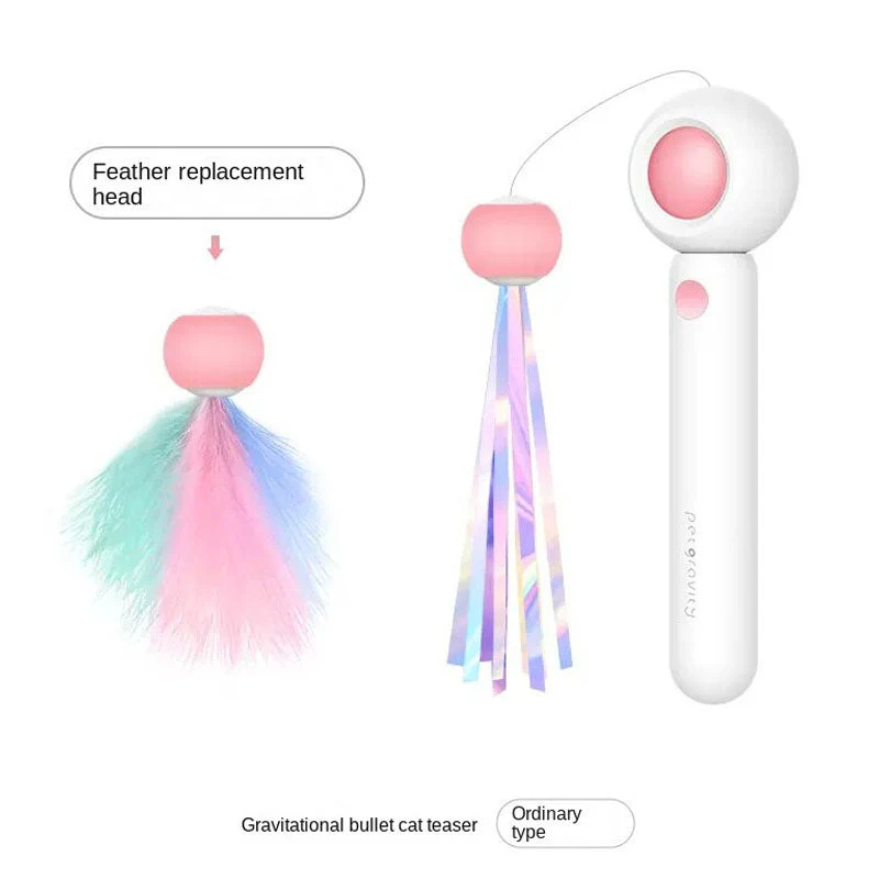 Pet Telescopic Laser Teasing Stick - Image 8
