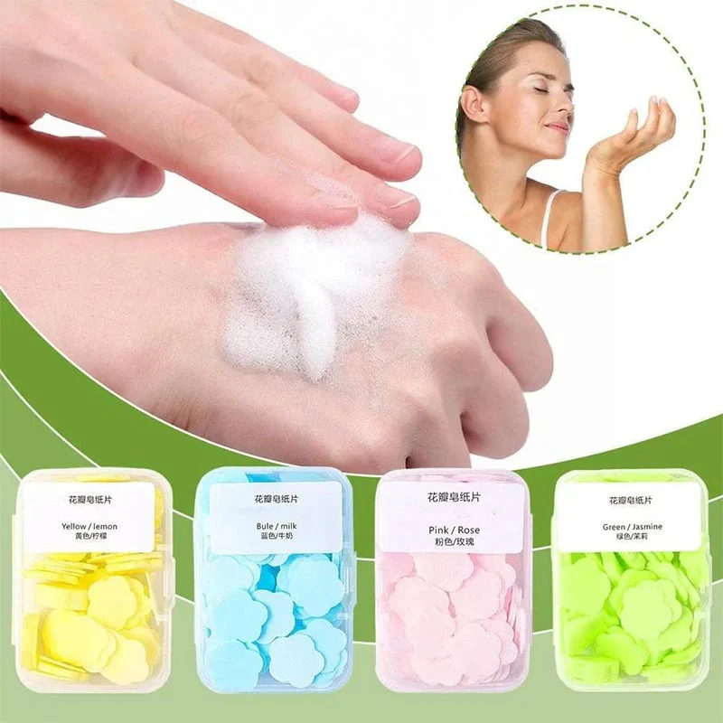Petal Soap Paper Sheets – Lightweight Floral Hand Wash for Travel & Daily Use - Image 8