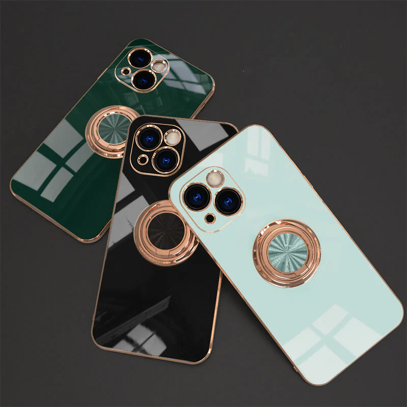 Plated Case with Ring For iPhone - Image 4