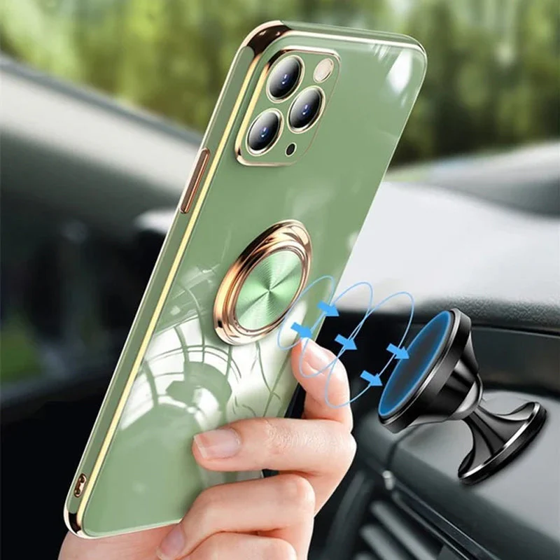 Plated Case with Ring For iPhone - Image 5