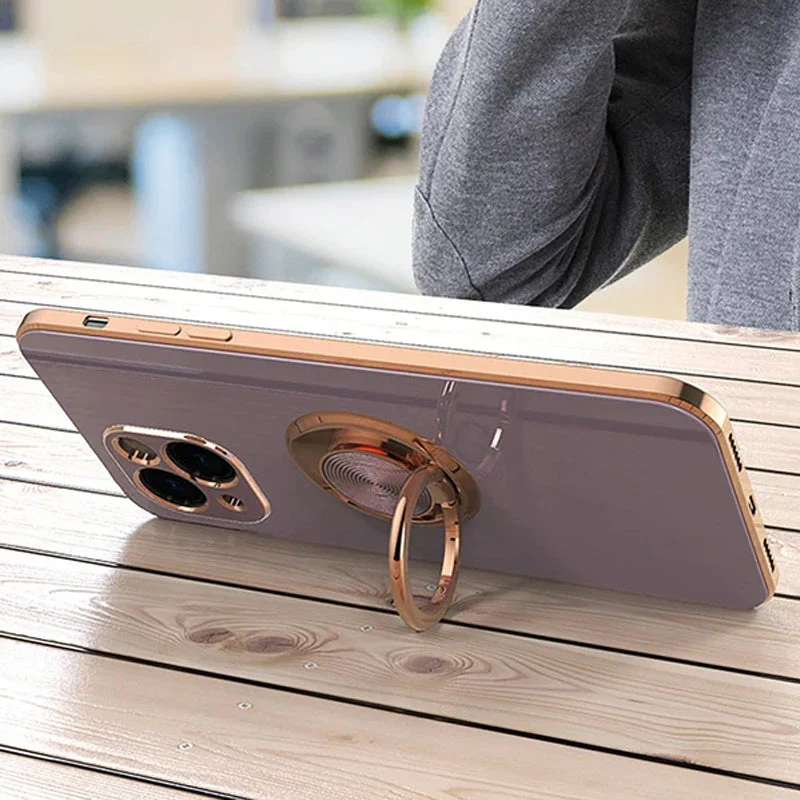 Plated Case with Ring For iPhone - Image 8