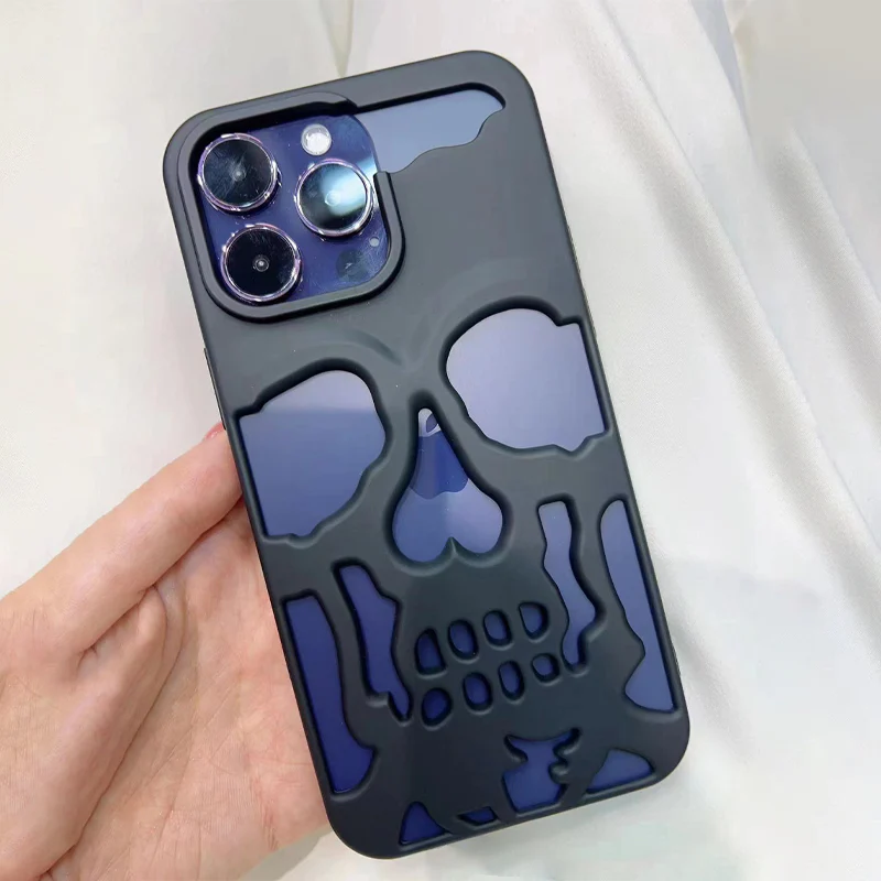Plated Skull Case Cover For iPhone - Image 10