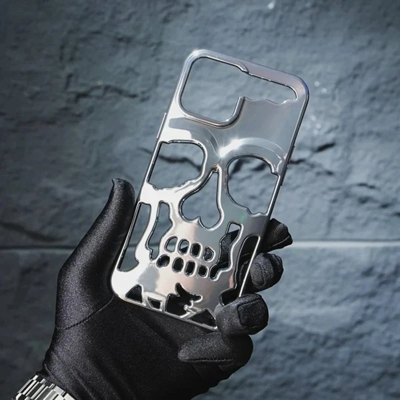 Plated Skull Case Cover For iPhone - Image 8