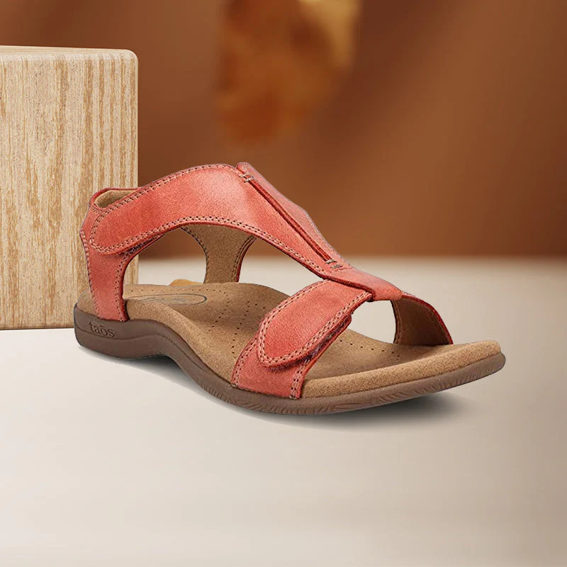Platform Wedge Velcro Strap Sandals - Image 5