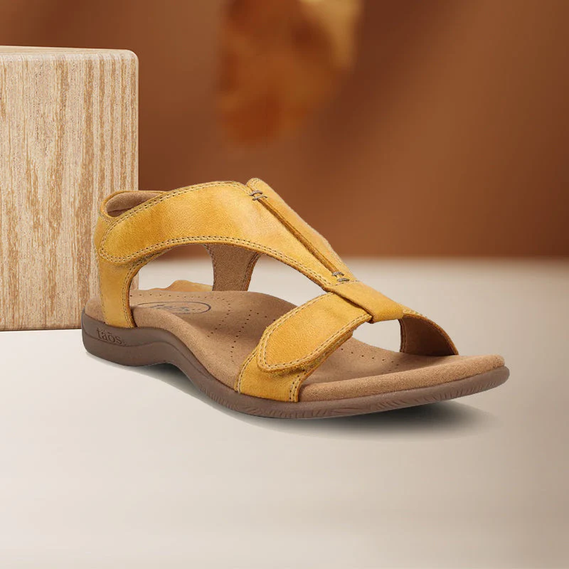 Platform Wedge Velcro Strap Sandals - Image 6