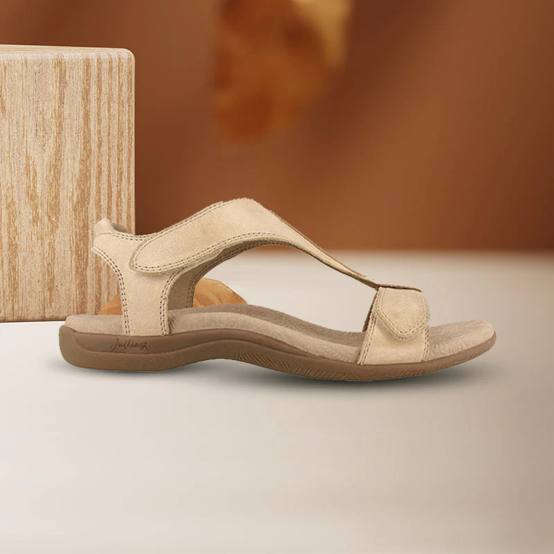 Platform Wedge Velcro Strap Sandals - Image 8