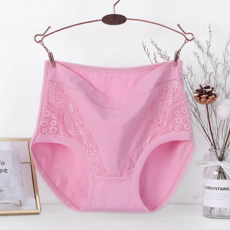 Plus Size High Waist Leakproof Cotton Panties - Image 3