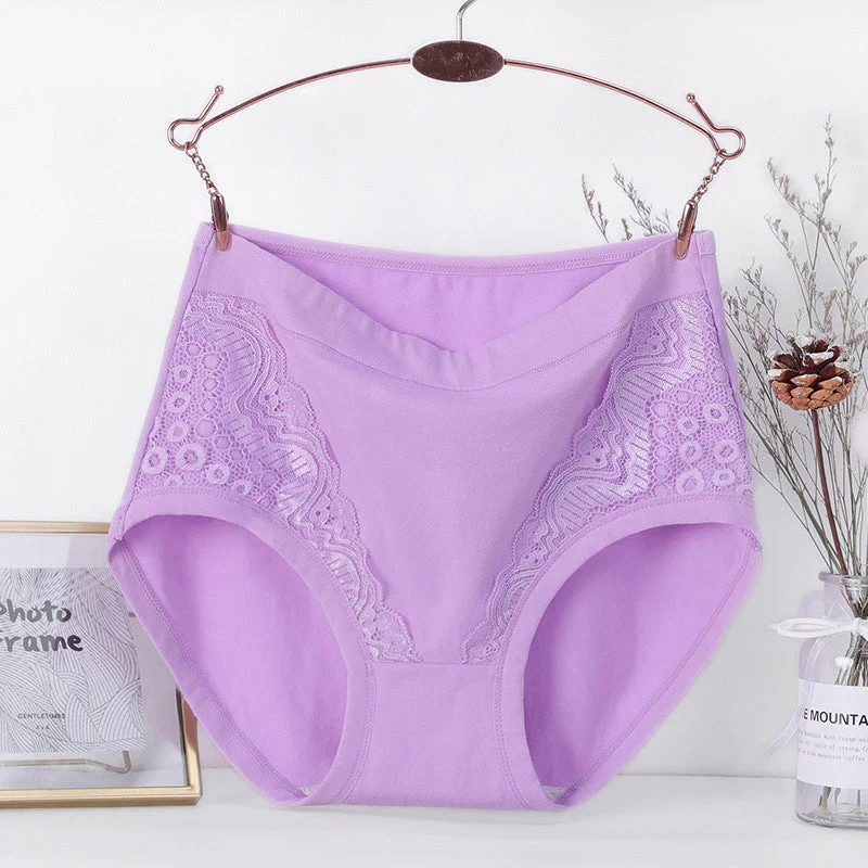 Plus Size High Waist Leakproof Cotton Panties - Image 6