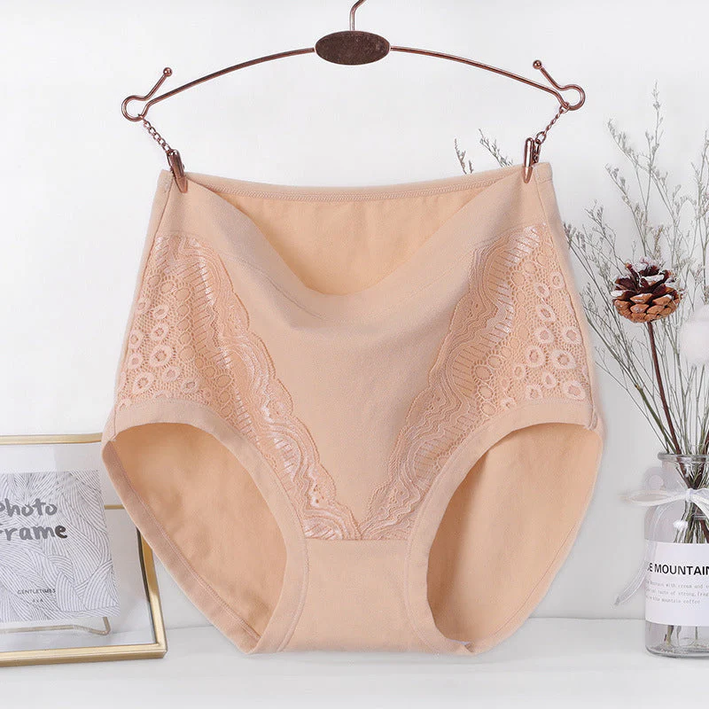 Plus Size High Waist Leakproof Cotton Panties - Image 7
