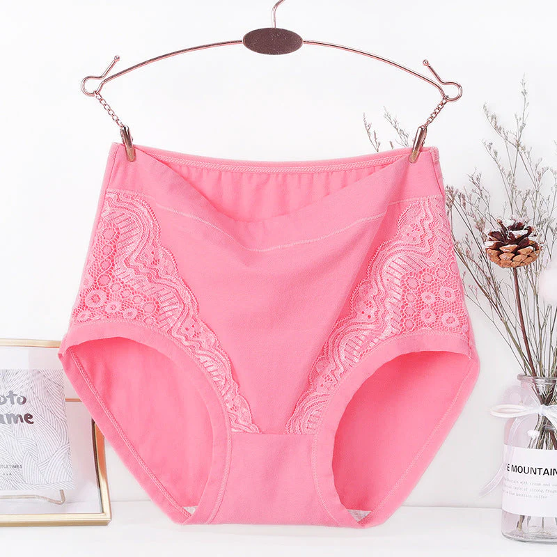 Plus Size High Waist Leakproof Cotton Panties - Image 8