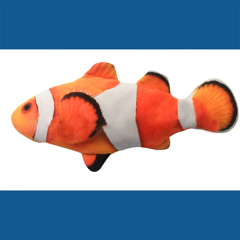 Plush Simulation USB Charging Cat Fish Toy - Image 7